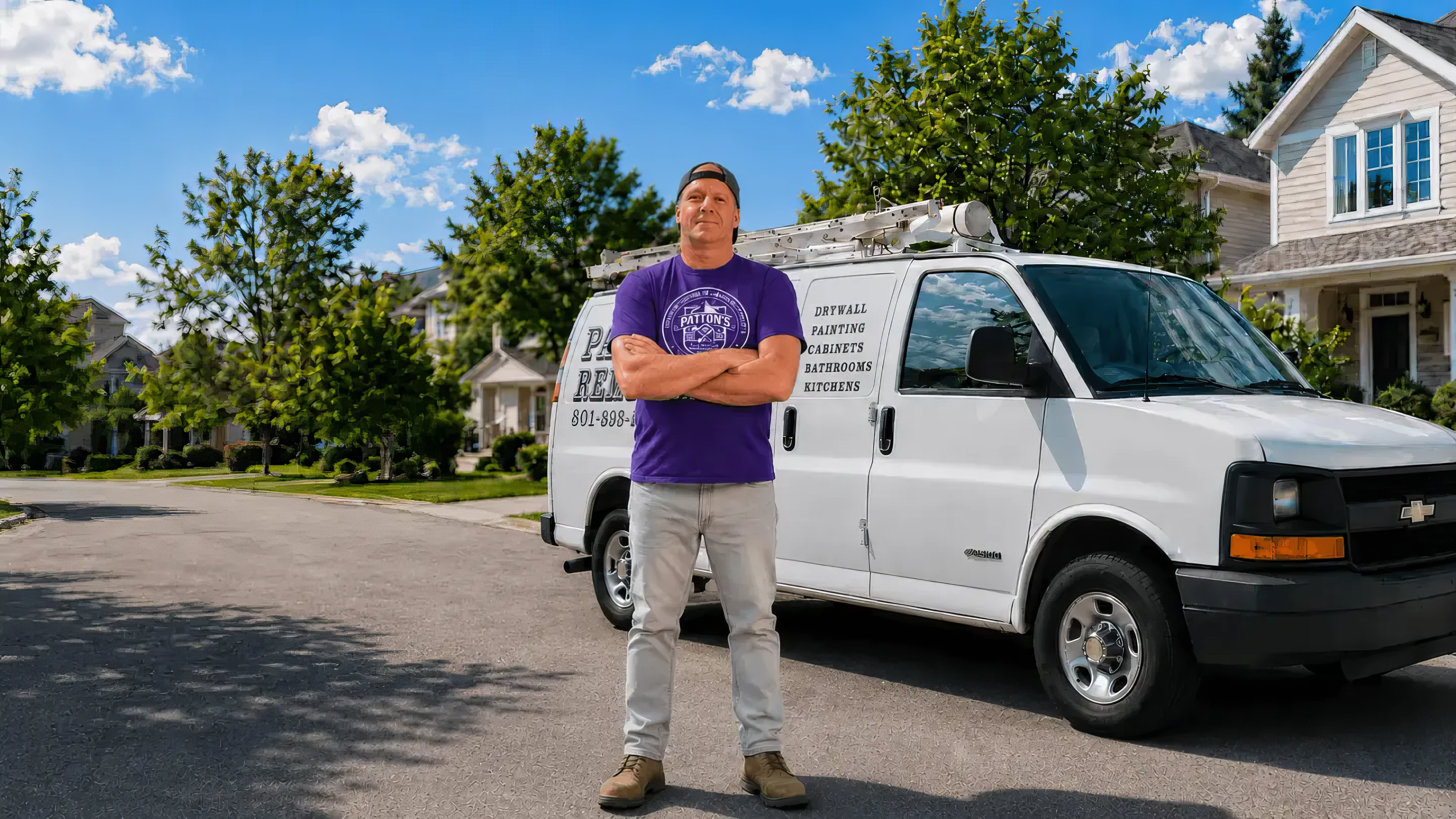 Patton Home Solutions team and service van