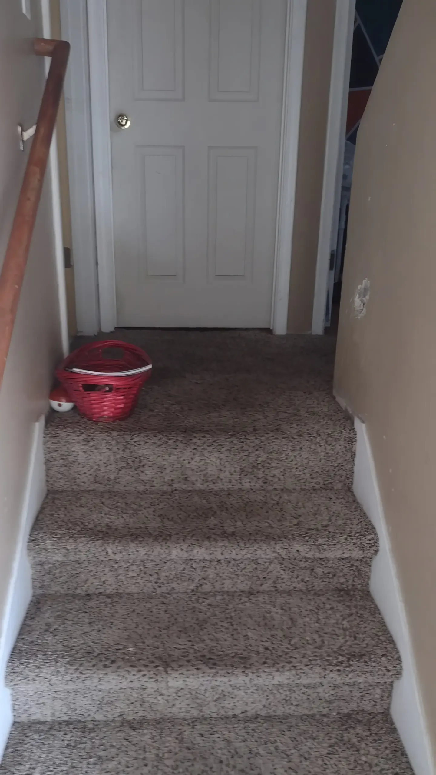 Detailed finish work on home repair project